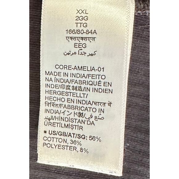 2/$15 The Drop Amelia Ribbed Knit Midi Dress Black Sleeveless Size 2XL - Picture 11 of 12